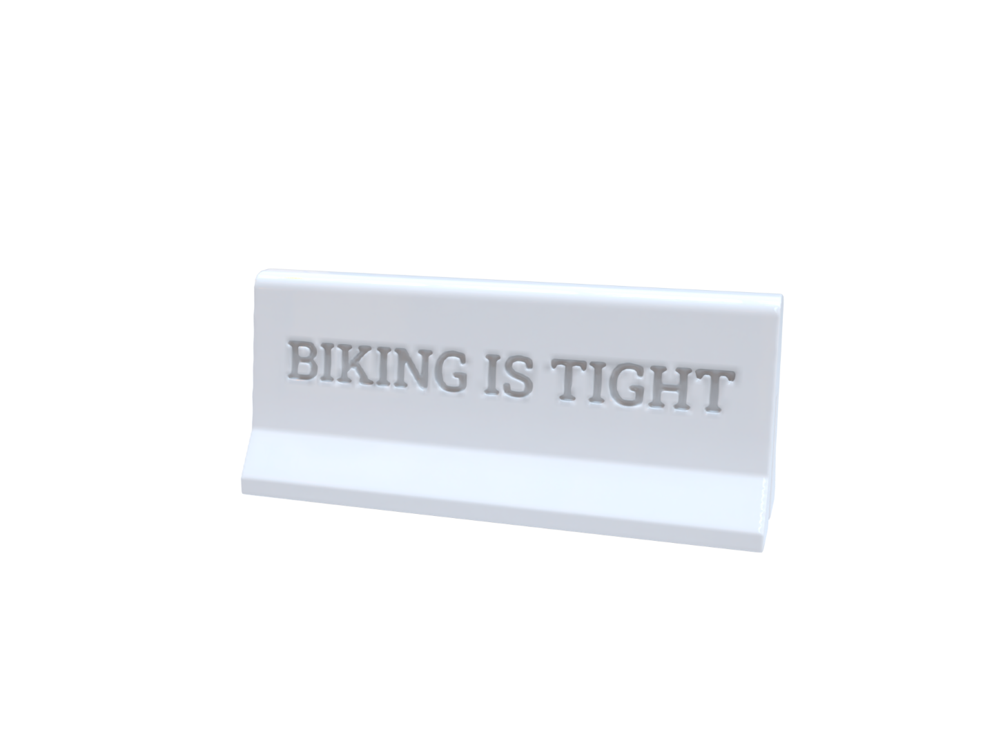 biking is tight barrier