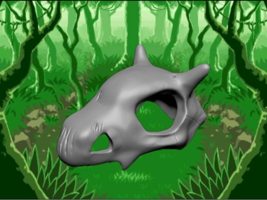Cubone skull