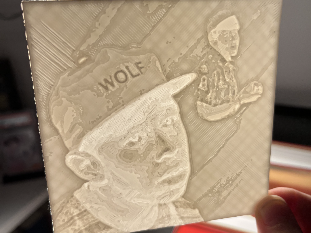 Tyler, the Creator Wolf Lithopane