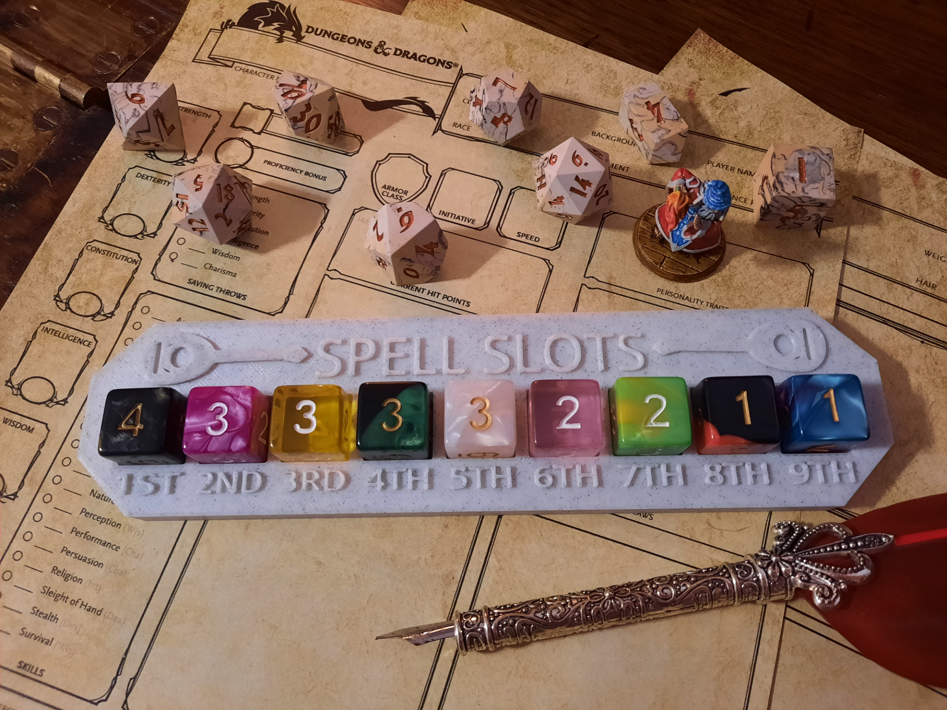 Spell Slot Tracker- Lute Theme