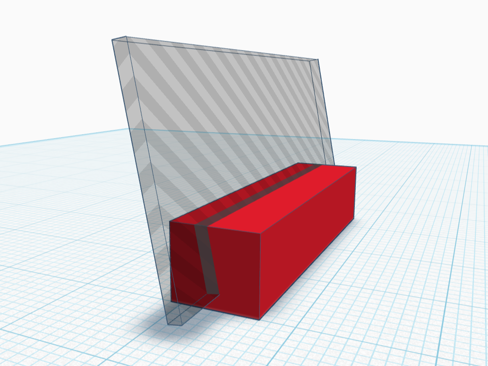 Simple card/post card /picture holder minimalistic