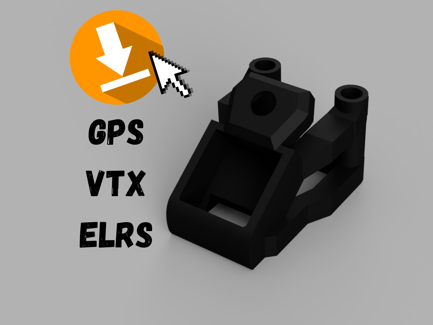 GEPRC Mark 5 SMA Support with GPS Holder and ELRS