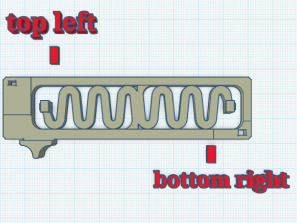 Stronger pins on the spring for OTF Fidget Knife.