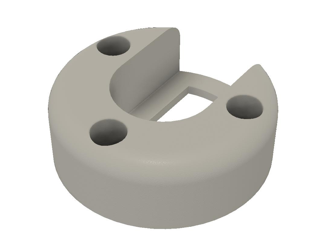 curtain pipe holder