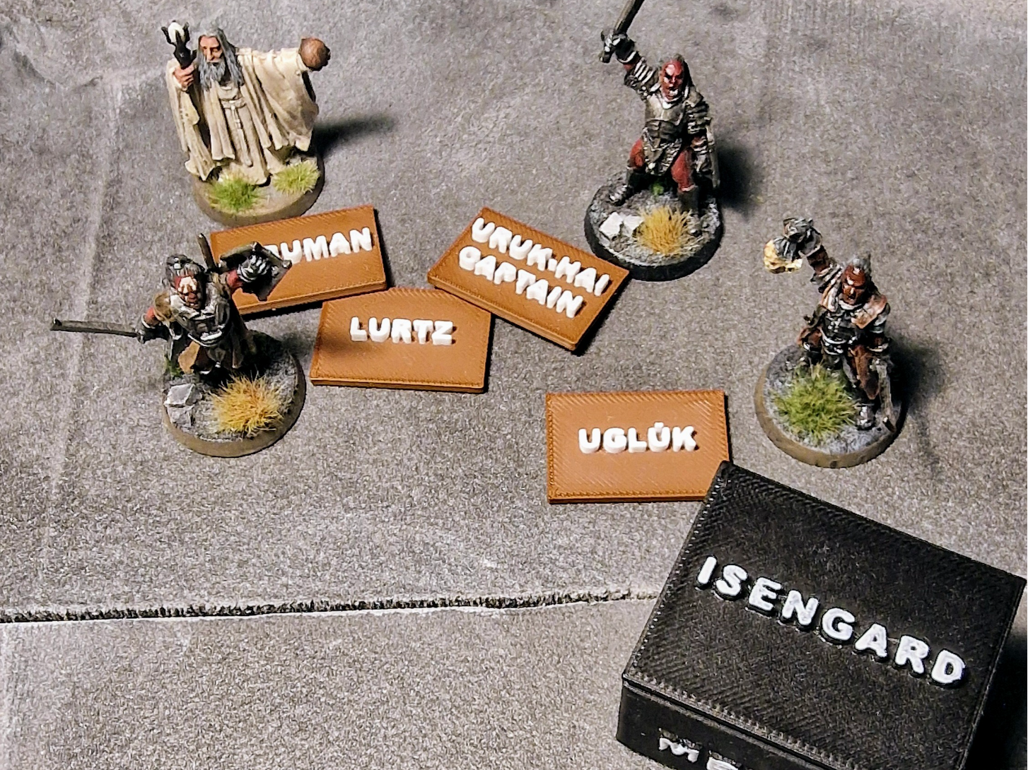 Nameplates For MESBG - Isengard