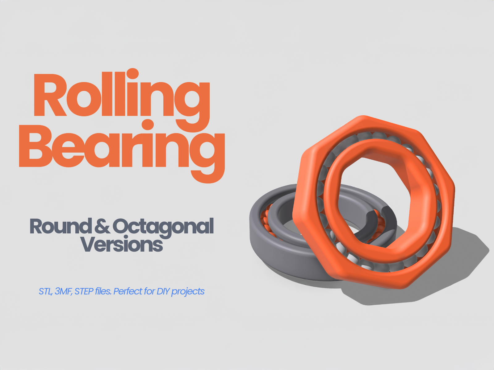 50mm Rolling Bearing (Round & Octagonal Versions)