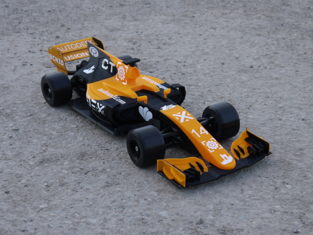 OpenRC F1 2017 Dual Color McLaren Edition