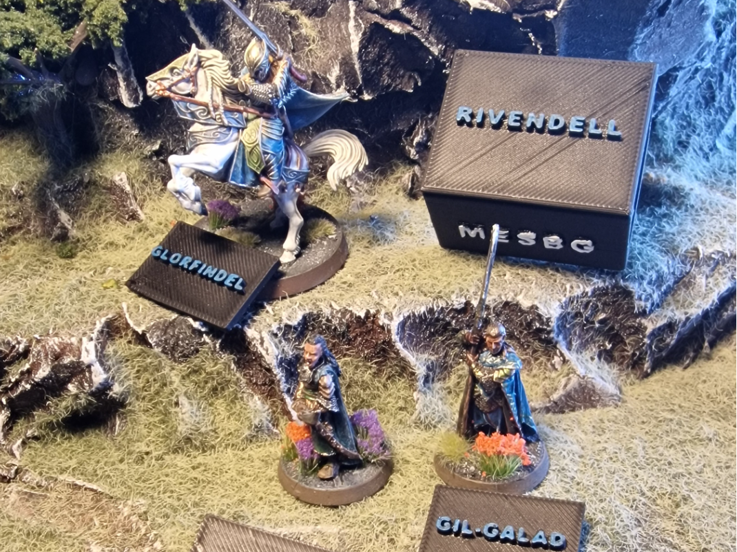 Nameplates For MESBG - Rivendell