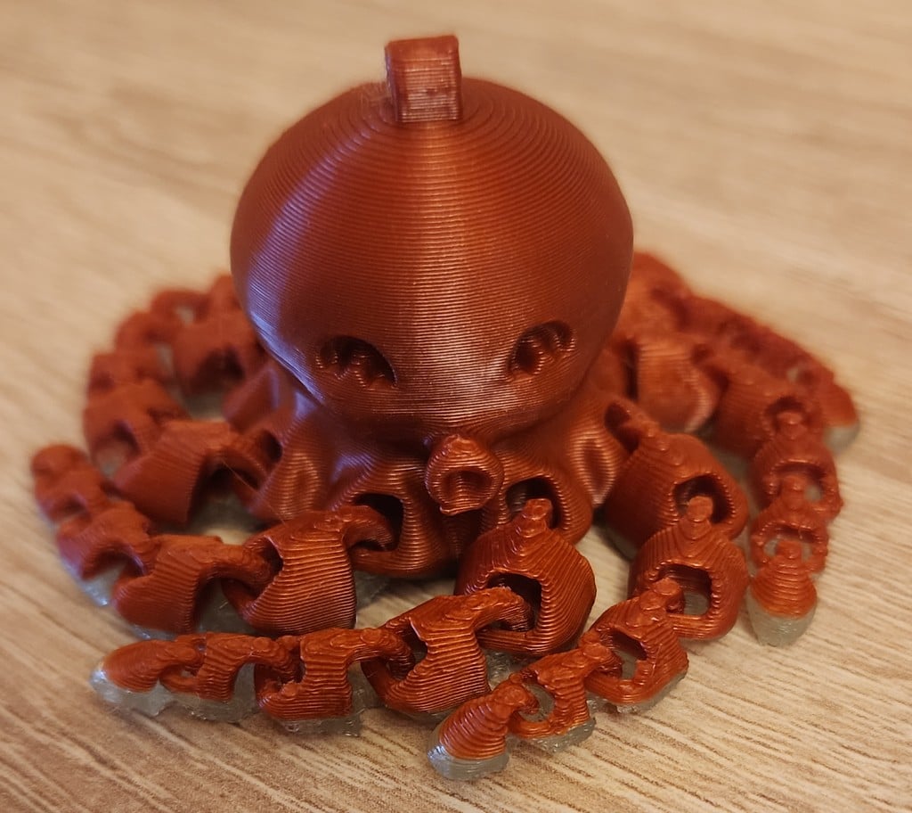 Octopus keychain