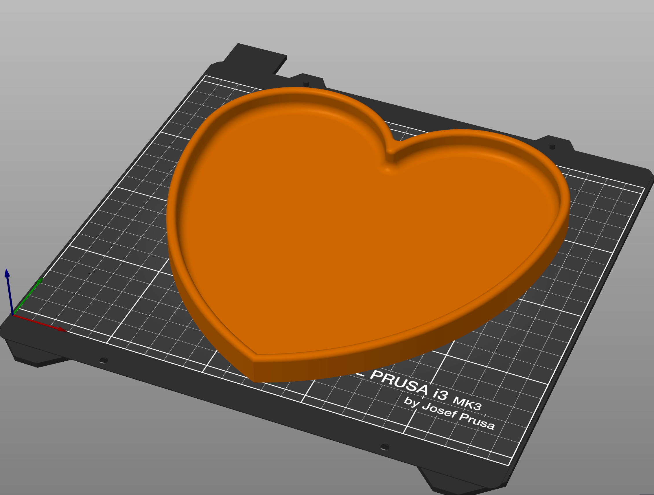 Heart tray.