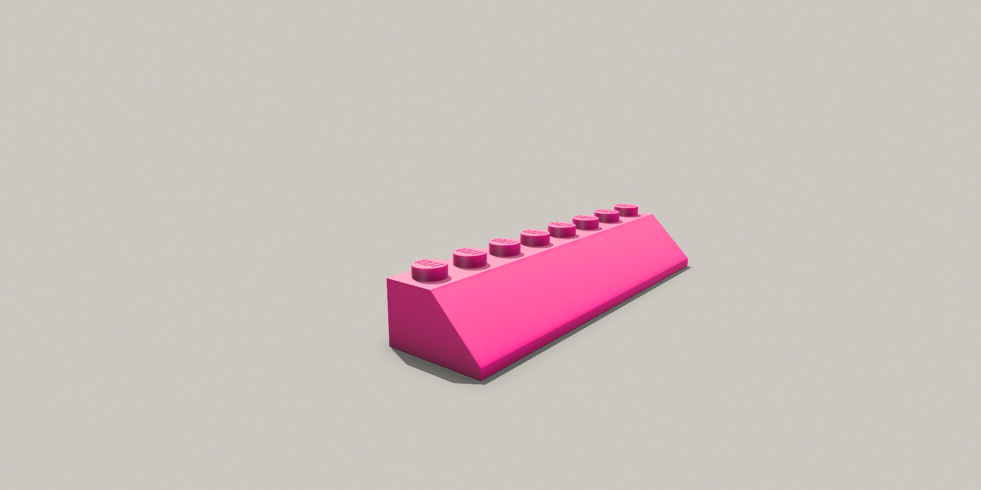 Brick - Compatible Slope 45 degree 2x8
