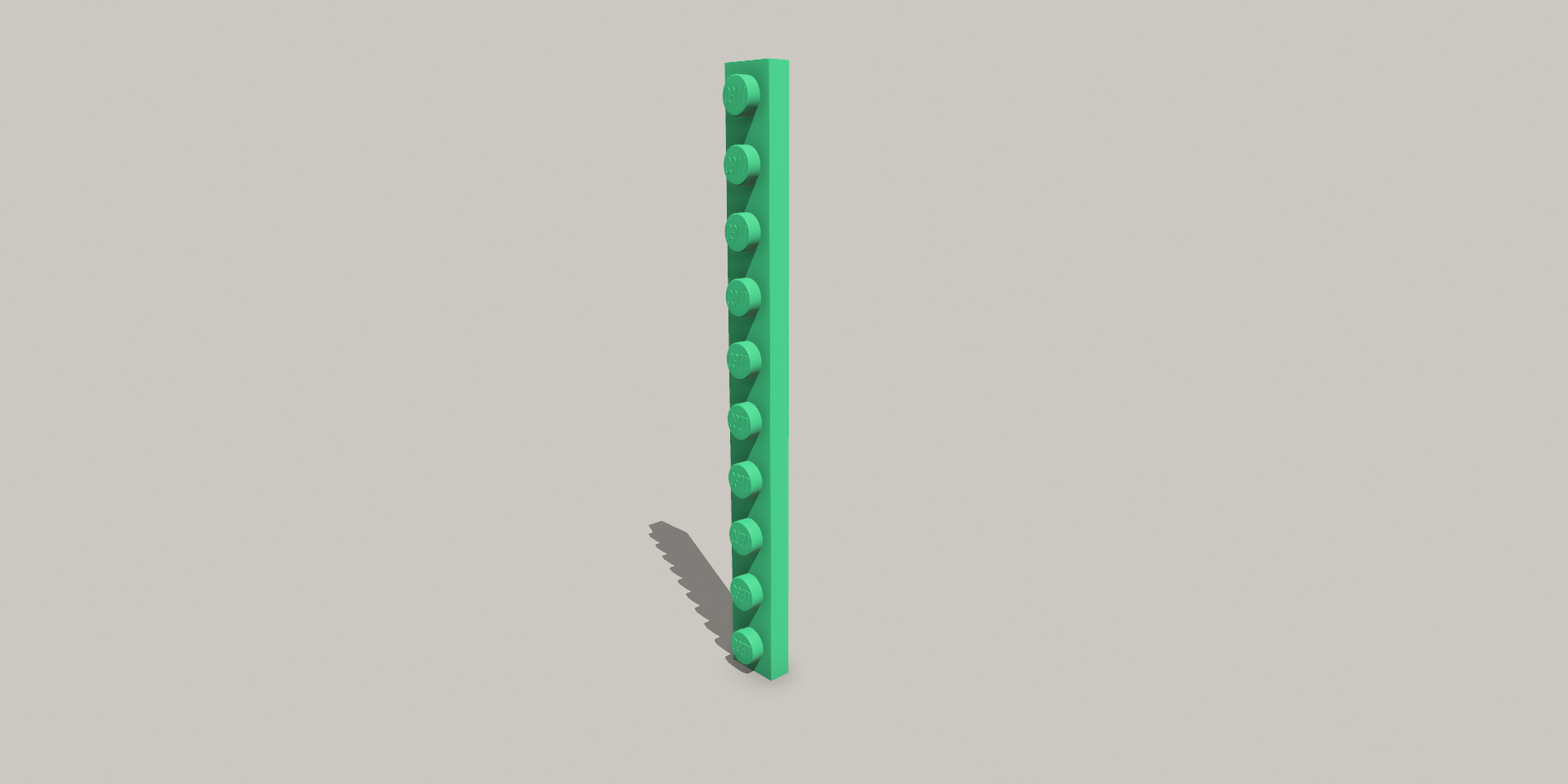 BRICK - Compatible Plate 1x10