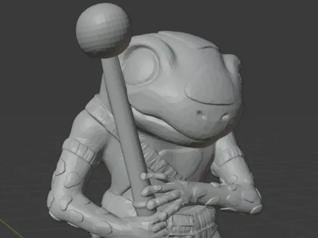 Grung Minifigure for dnd