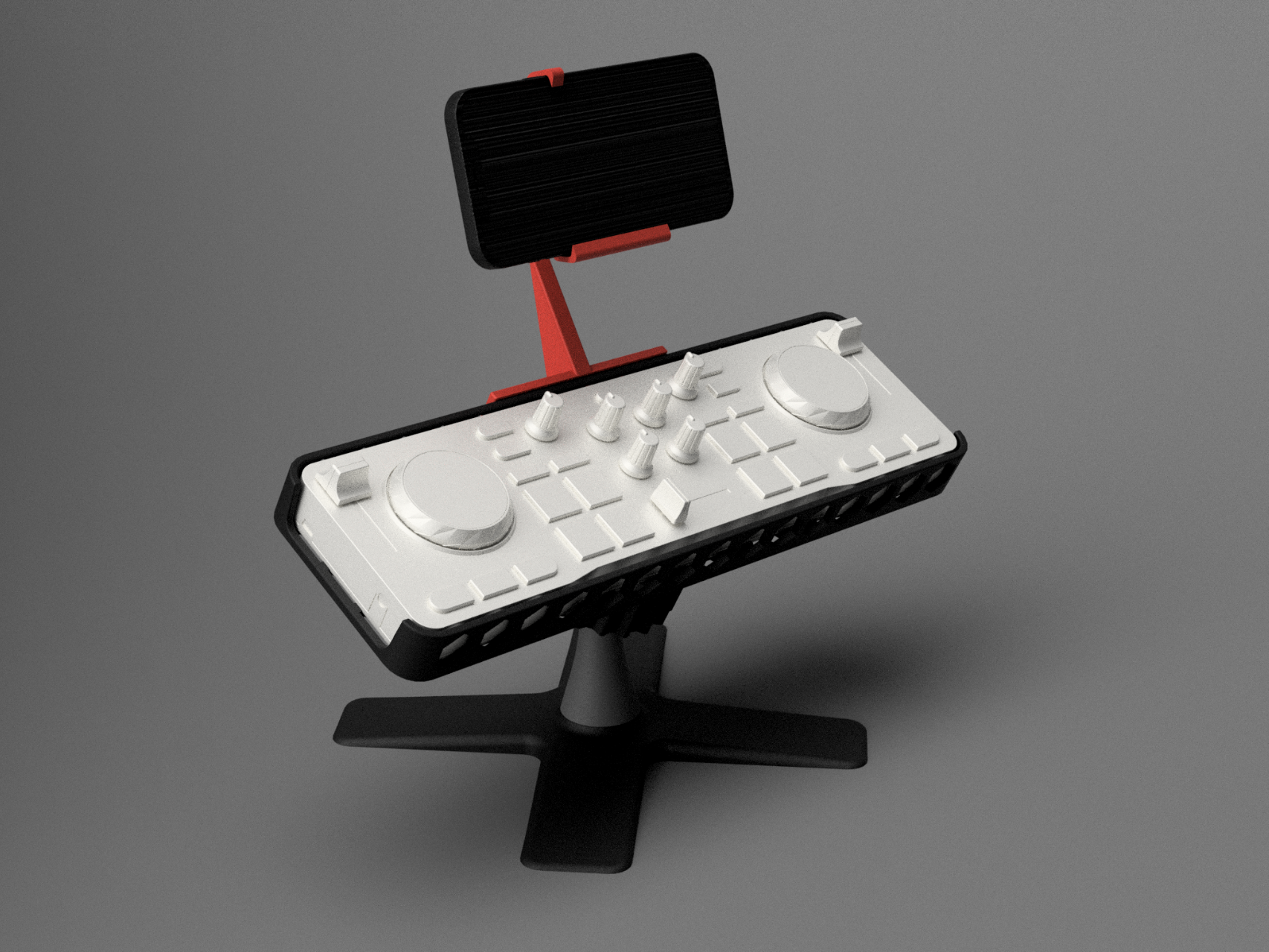 DJControl mix stand on ball joint