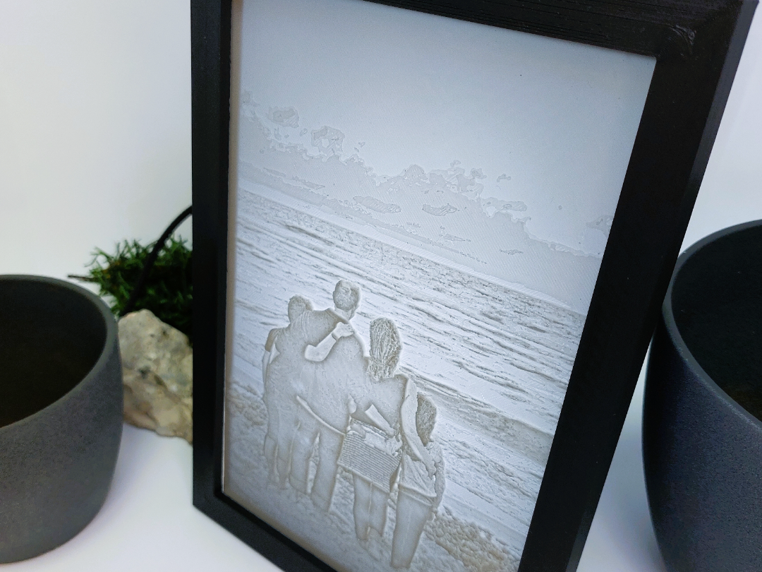 Memory Glow Lithophane Frame 15x22.5 cm