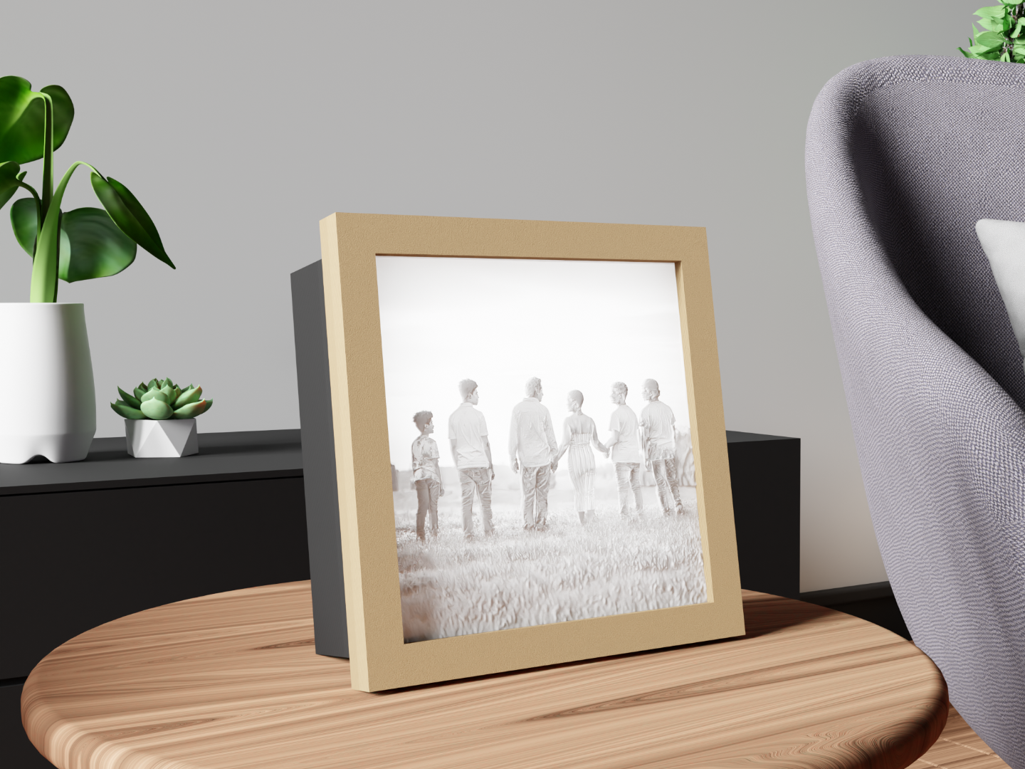 Memory Glow Lithophane Frame 15x15cm