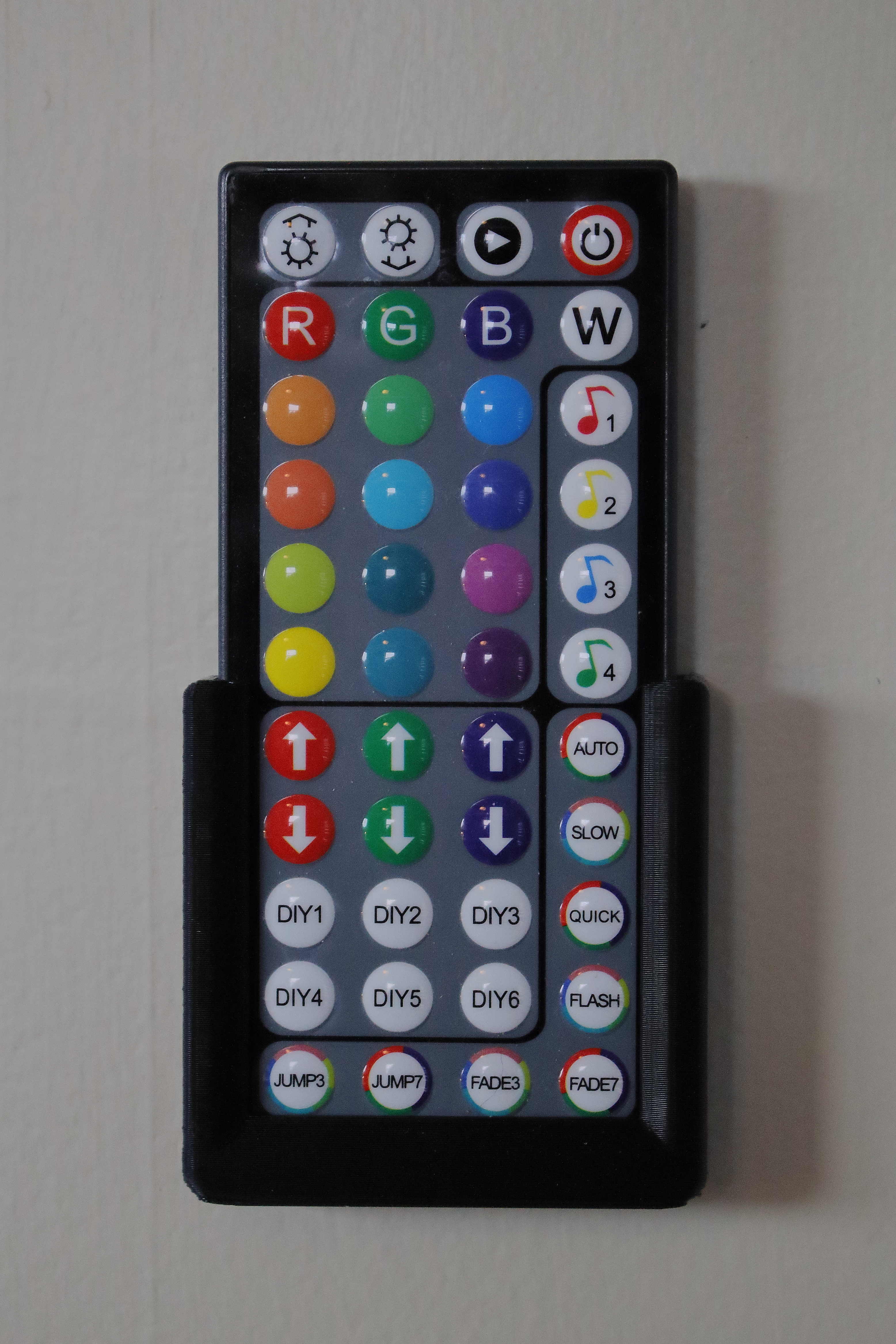 RGB LED Light remote holder