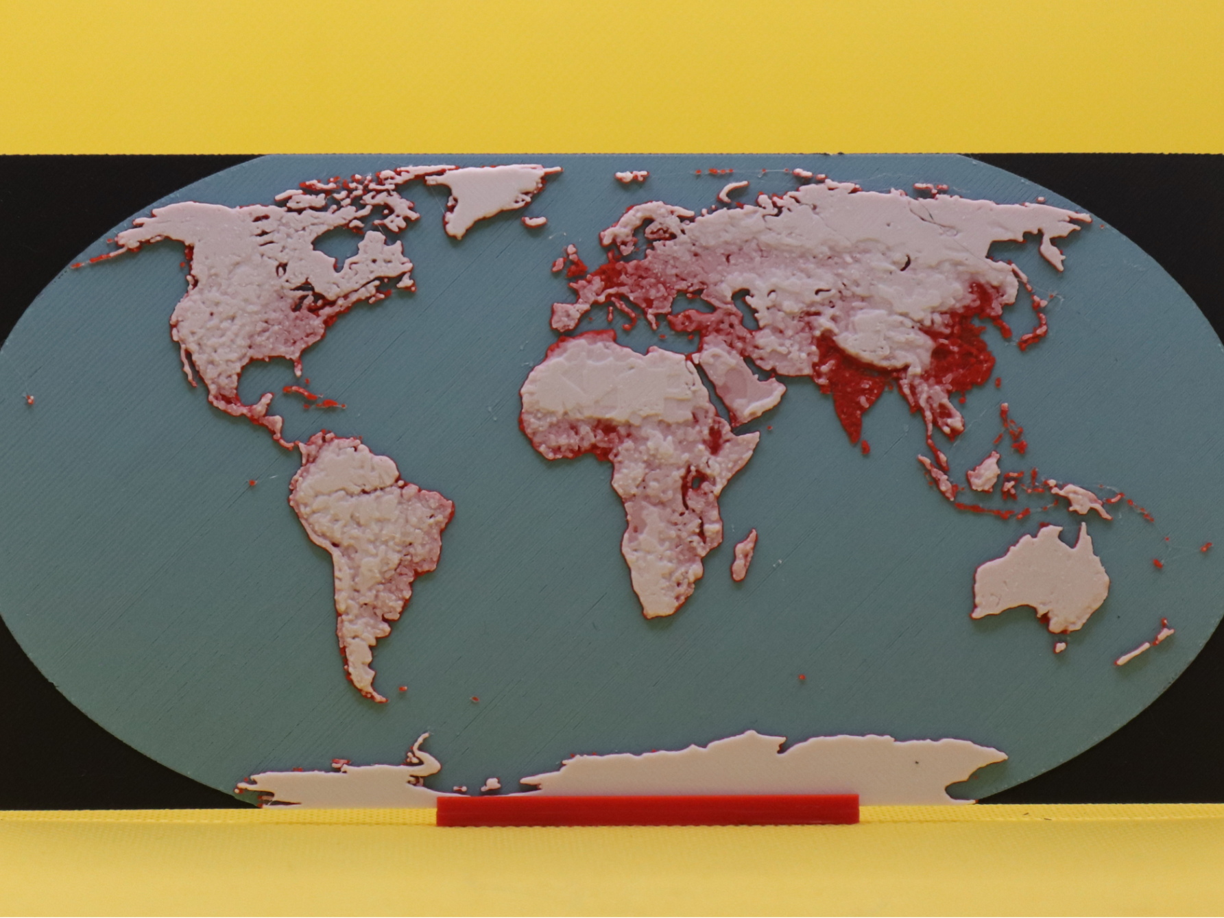 World Population Density Hueforge