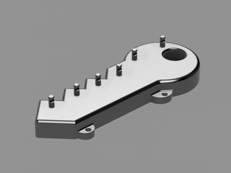 Key-Shaped Key Holder