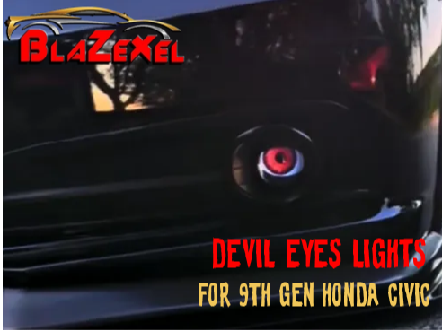 Blazexel Eyes for 9th Gen Civic Fog Lights