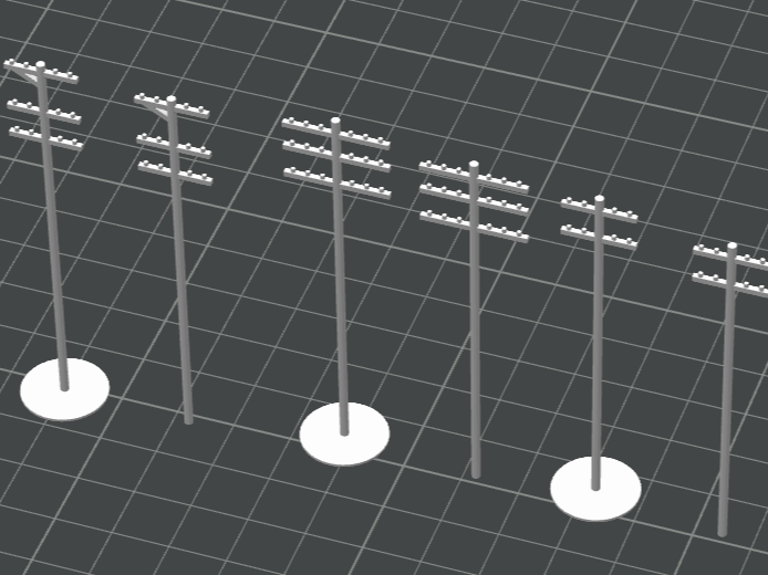 Telehraph poles