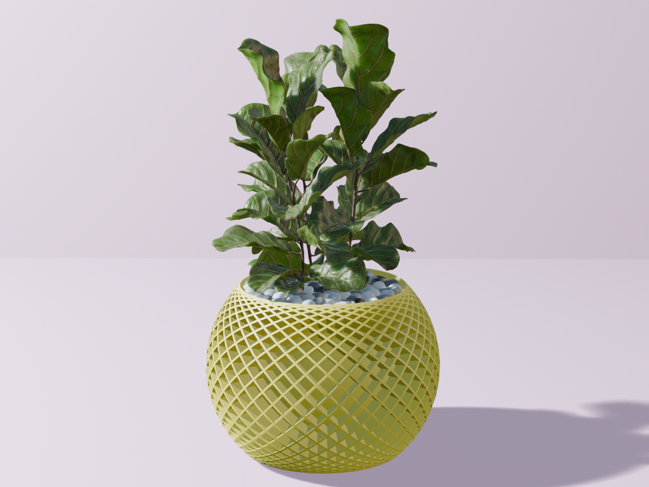 The Hex - a modern plant pot