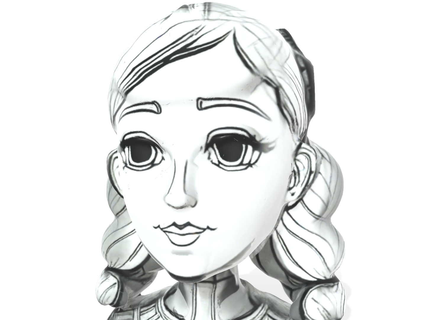 Anime Warrior Princess Bust