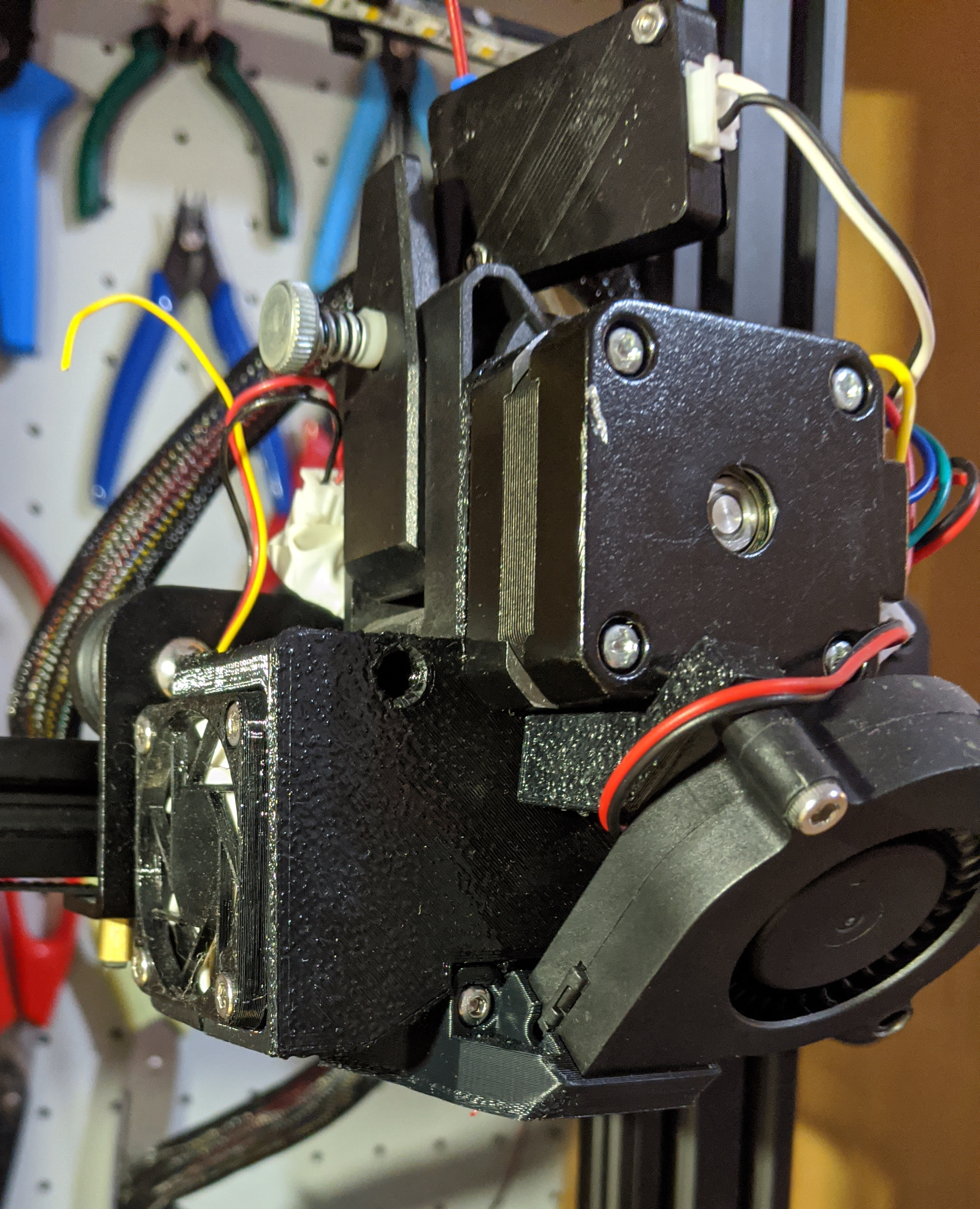 Ender 3 DD Mount for E3D V6 & BMG Extruder
