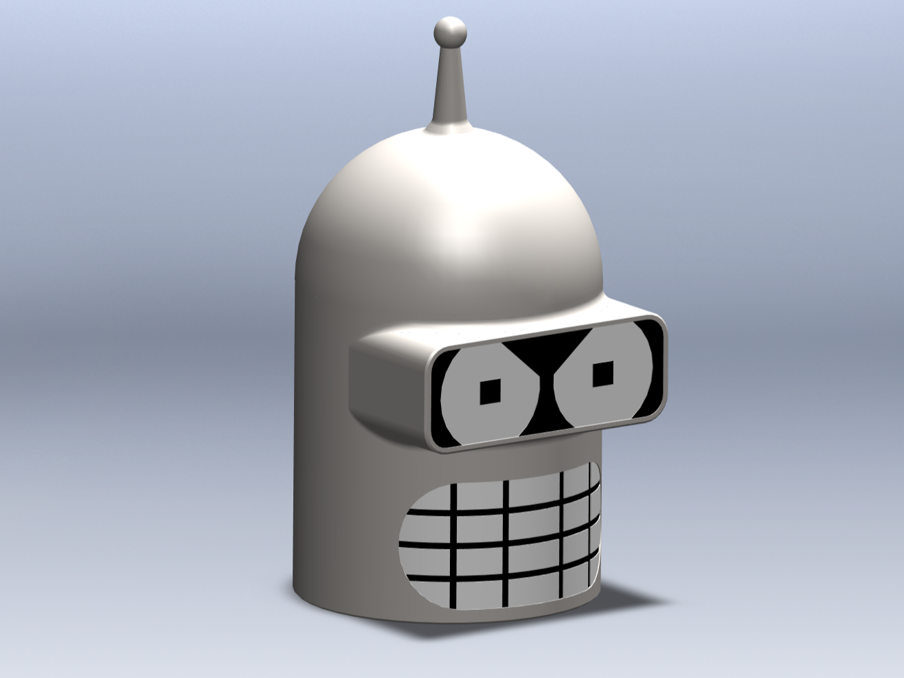 Angry Bender Hitch ball Cover