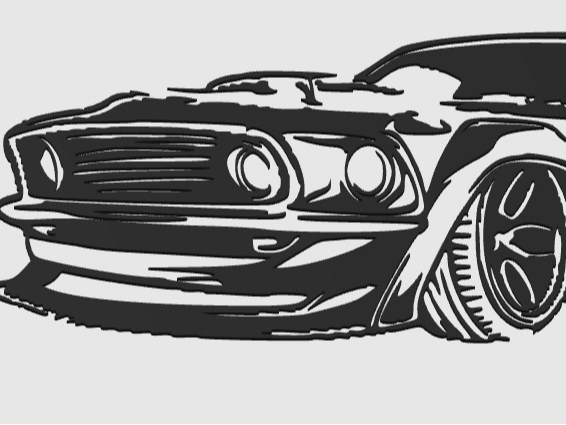 Muscle Car Wall Art 9