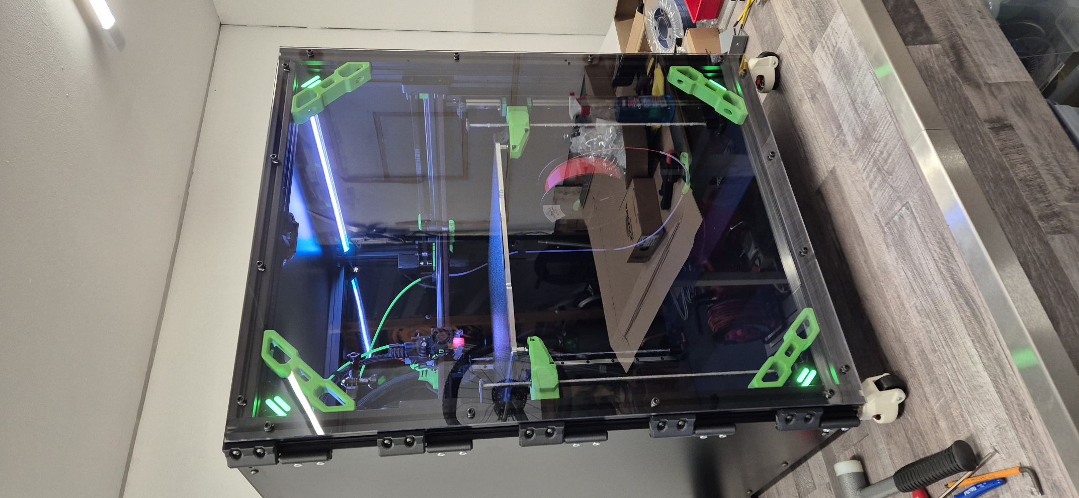 RatRig V-Core 4 400 Clicky Clack Door 8mm Panels