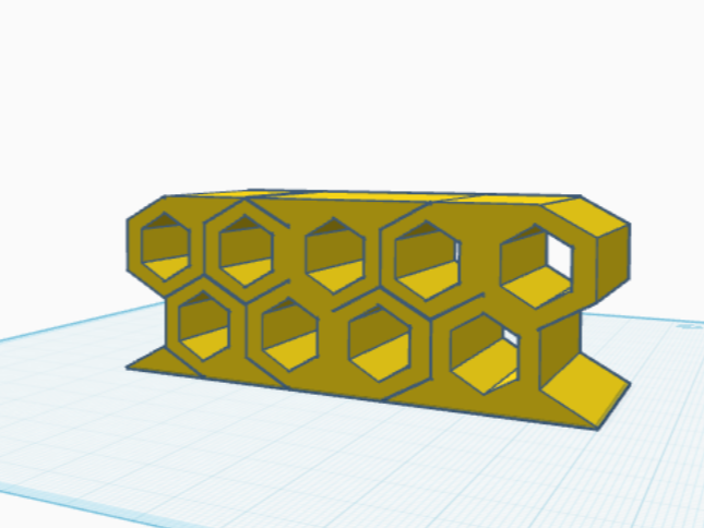Monitor Riser Honeycomb Design