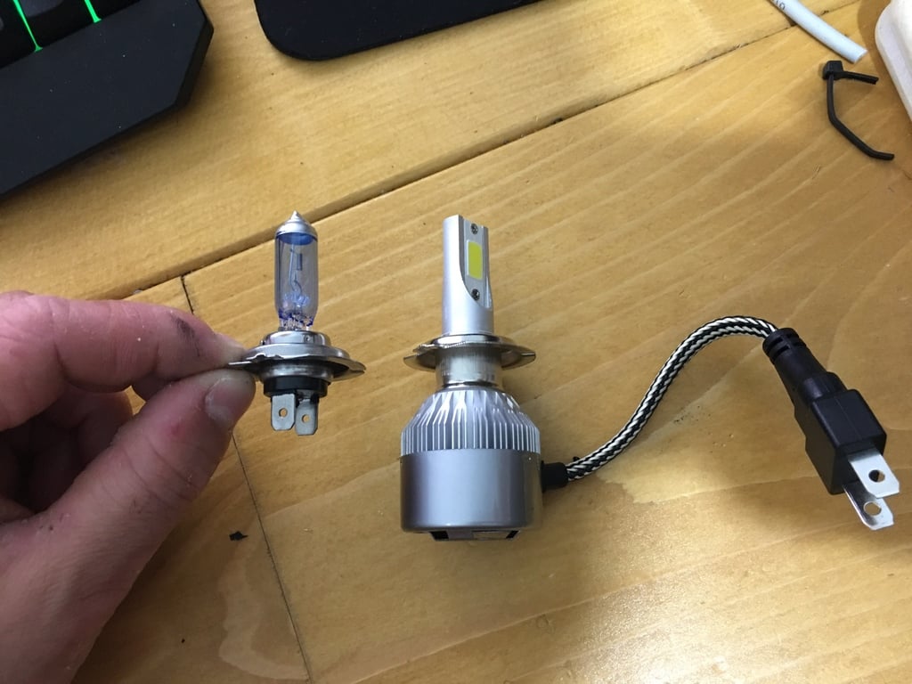 High Beams extended cover for BMW F800GS