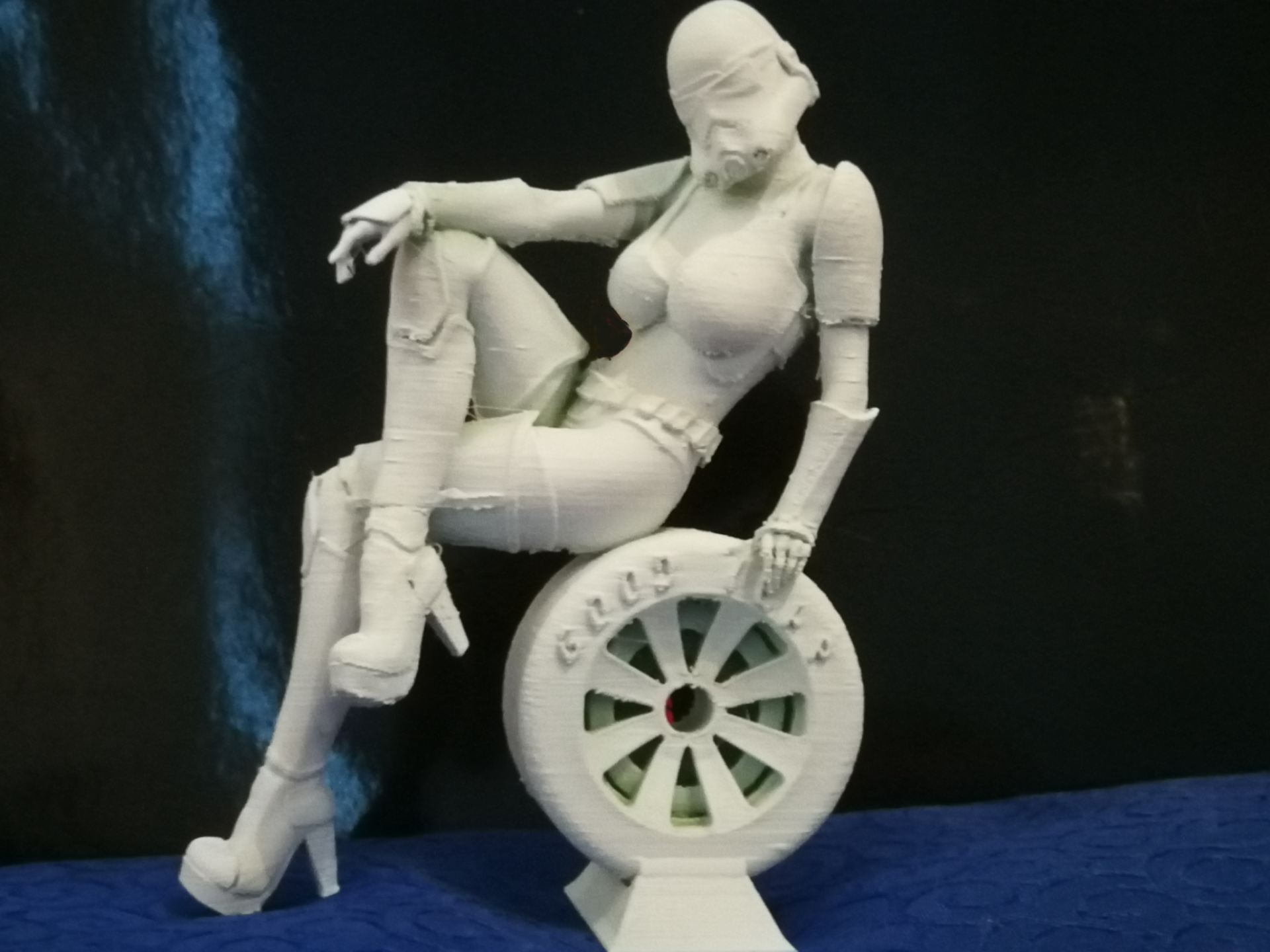 SCI FI TROOPER GIRL GOOD YEAR WHEEL