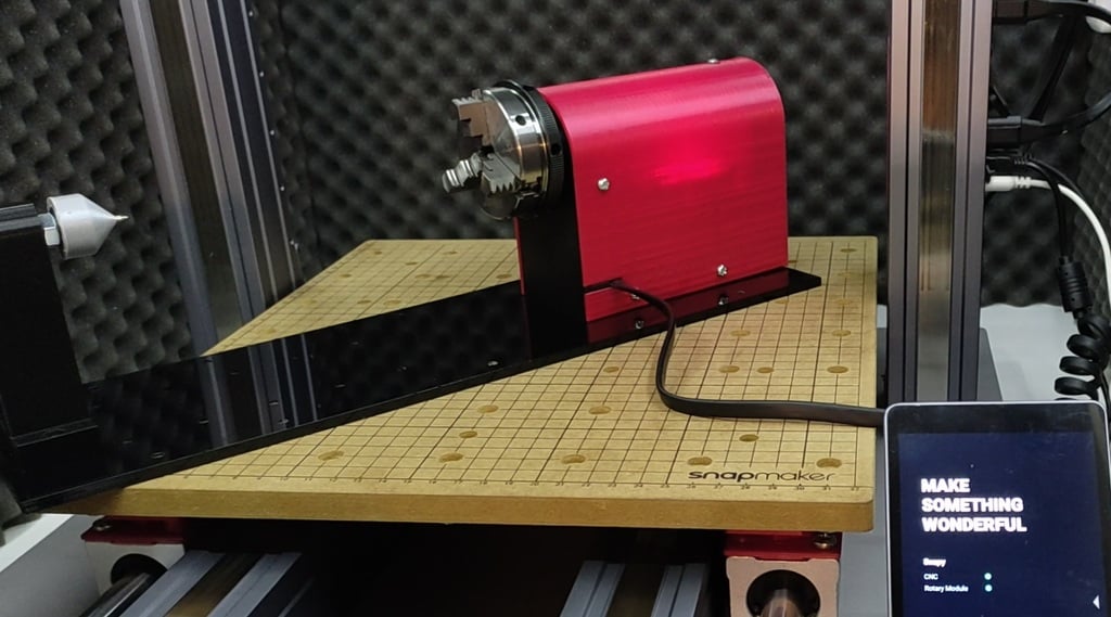 DIY Rotary Module for Snapmaker 2.0