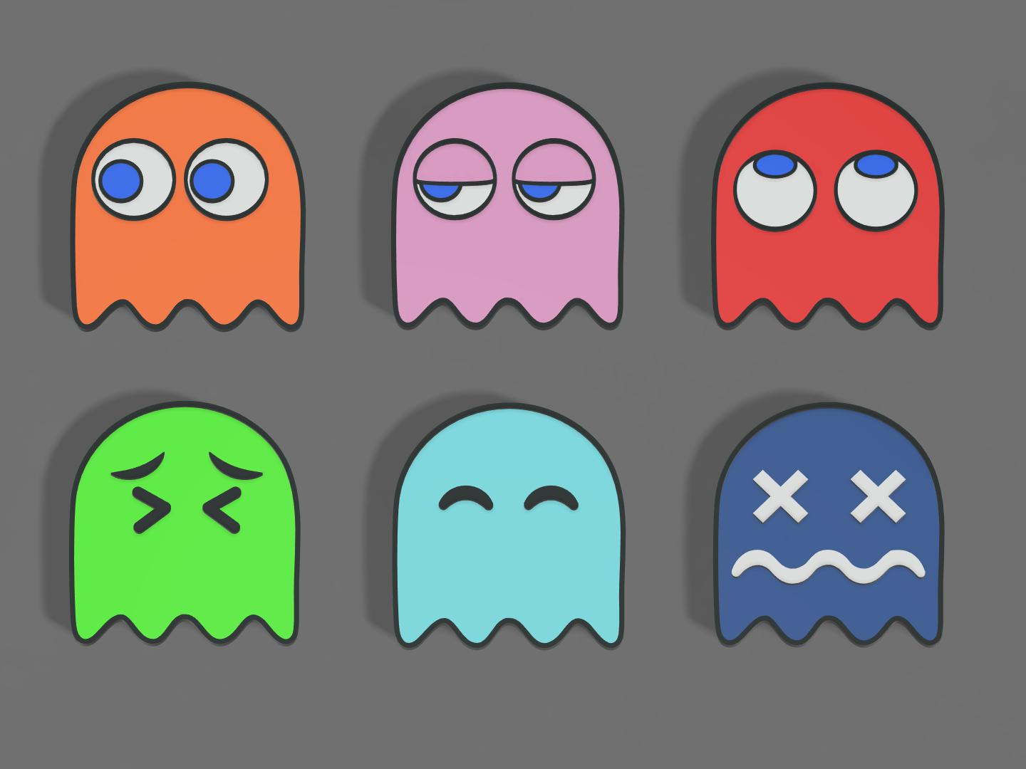 Pacman Ghost Collection