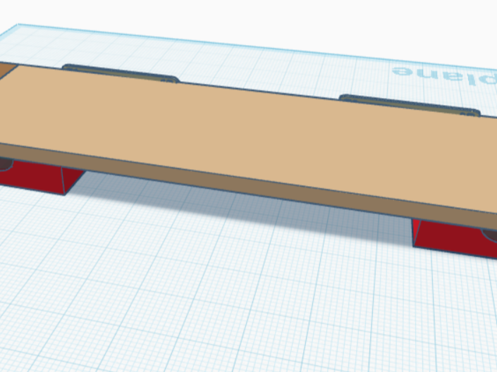 Monitor riser cable management + drawers