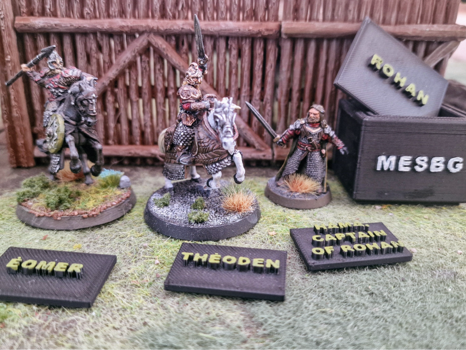 Nameplates For MESBG - Rohan