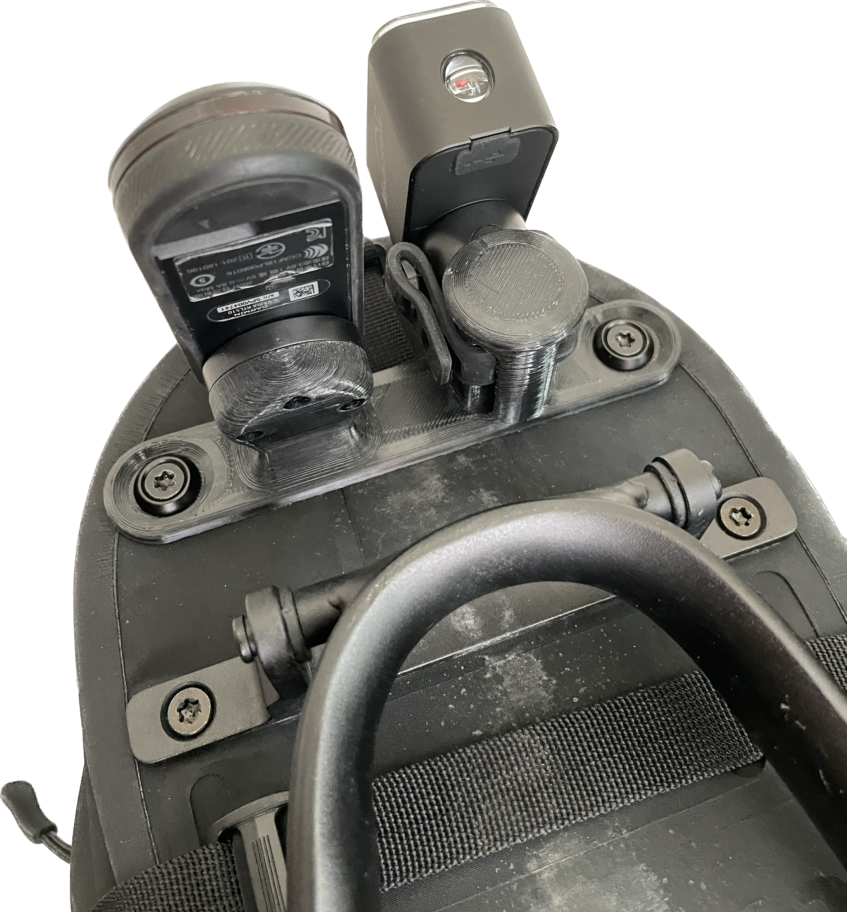 Tailfin Dual Light Mount for AeroPack or AP20