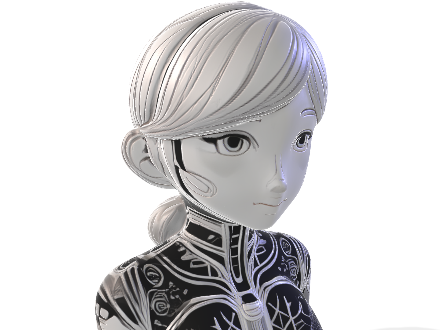 Cybernetic FeMuse Bust
