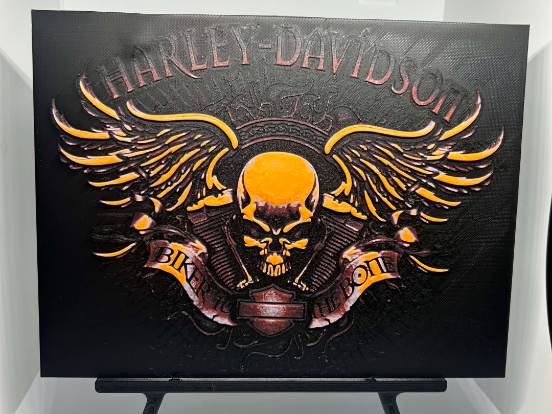 HueForge Logo Harley Davidson