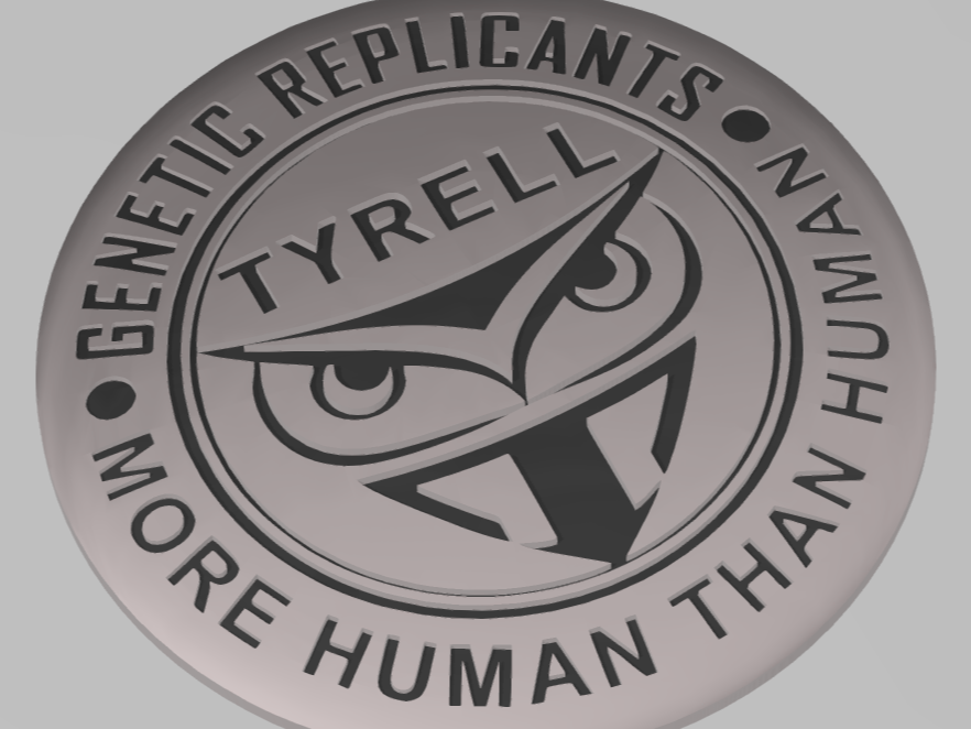 Blade Runner Tyrell Badge / Emblem