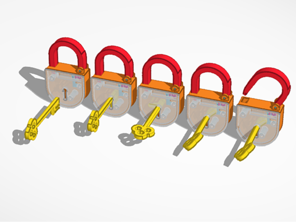 Warded Padlock