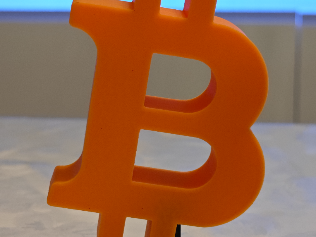 BITCOIN desk logo home decoration
