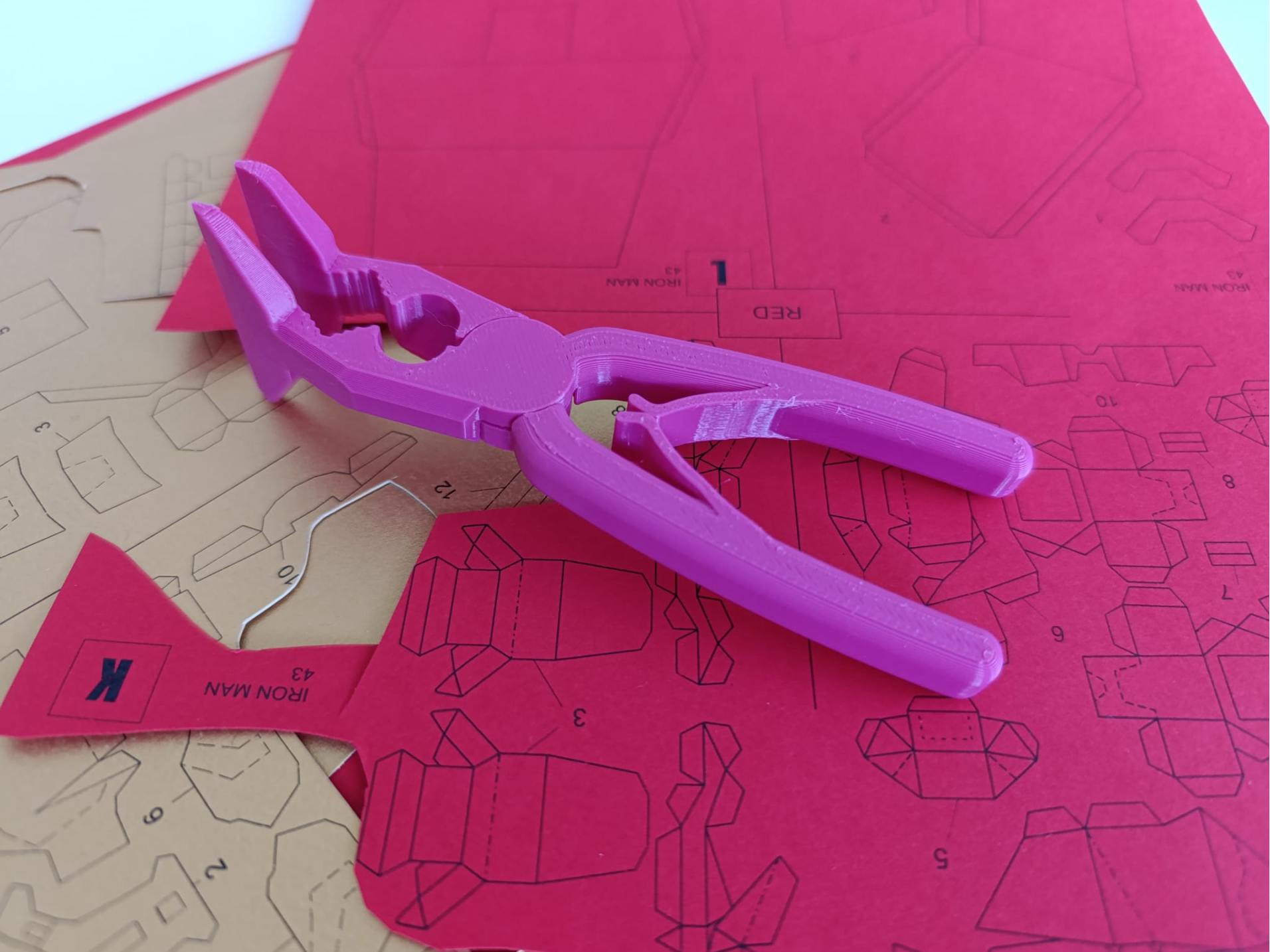 Pliers for papercraft