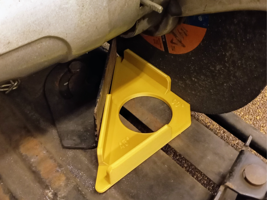 Metal Chop Saw Cutting Angle Jig