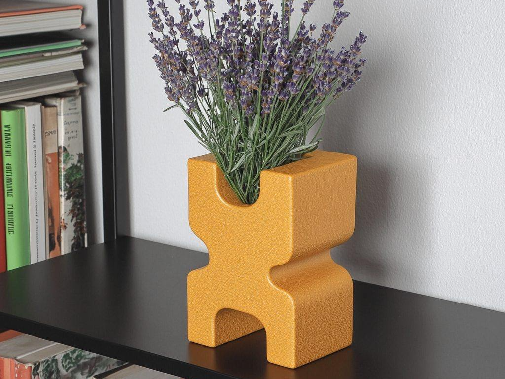 Bold X-shaped Modern Vase for Vibrant Home Decor
