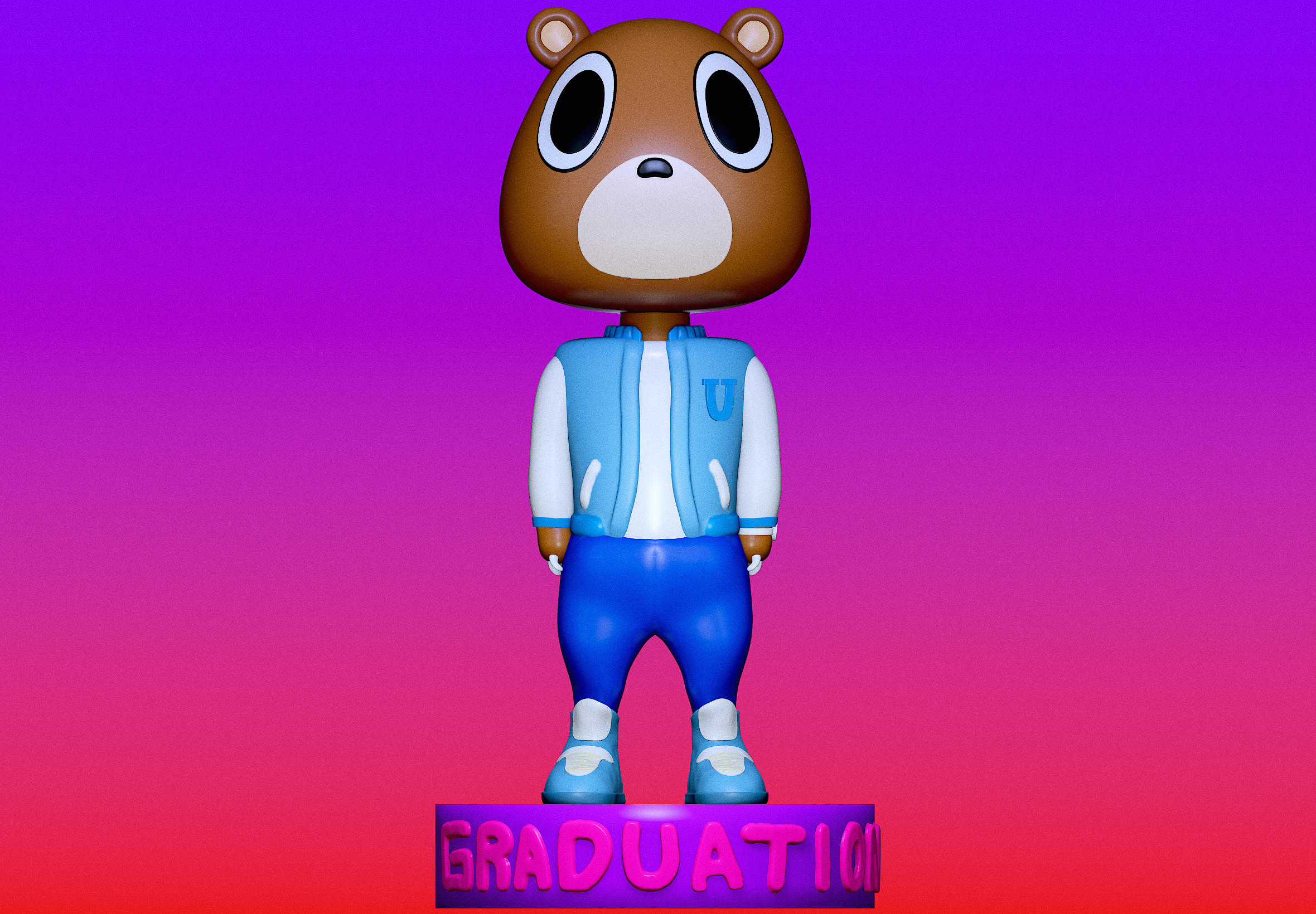 Kanye West Graduation Bear