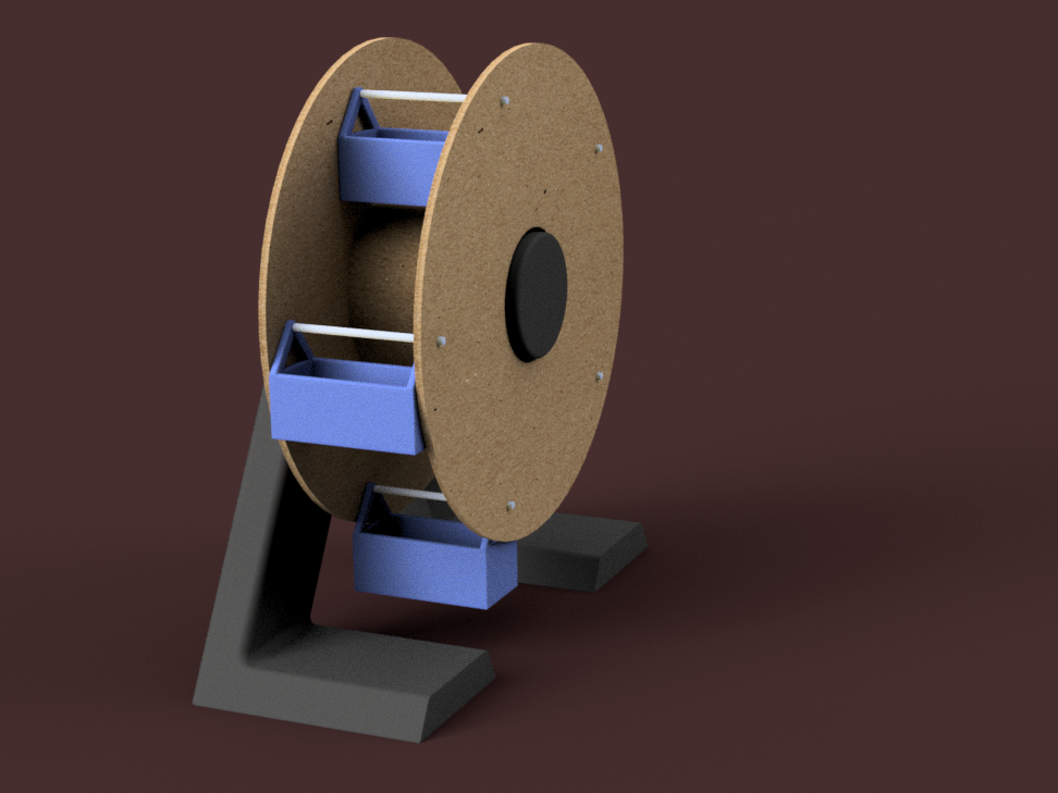Rotating tool Holder using filament spool