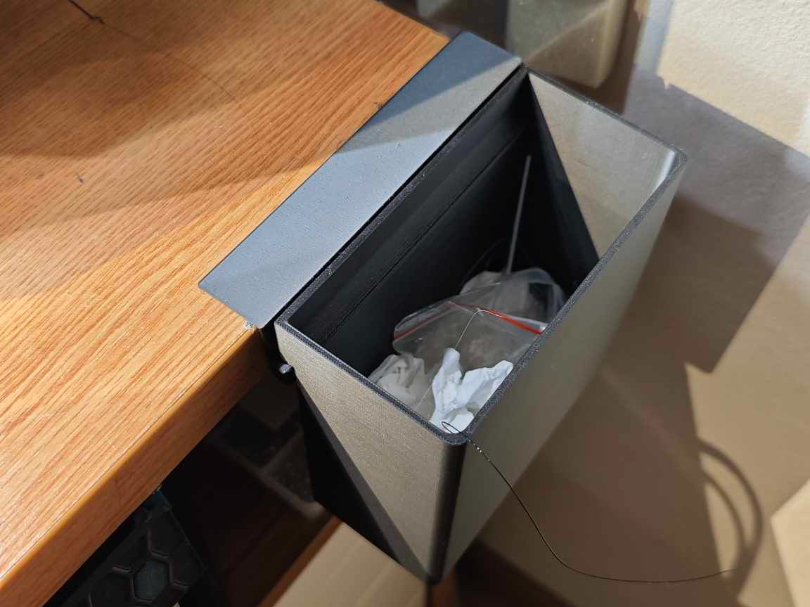 waste bin for 3D printer filament waste